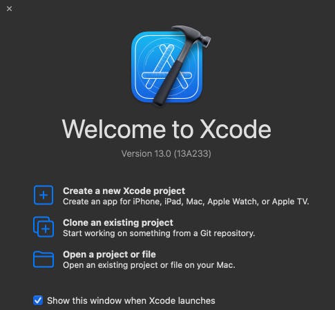 Welcome to Xcode