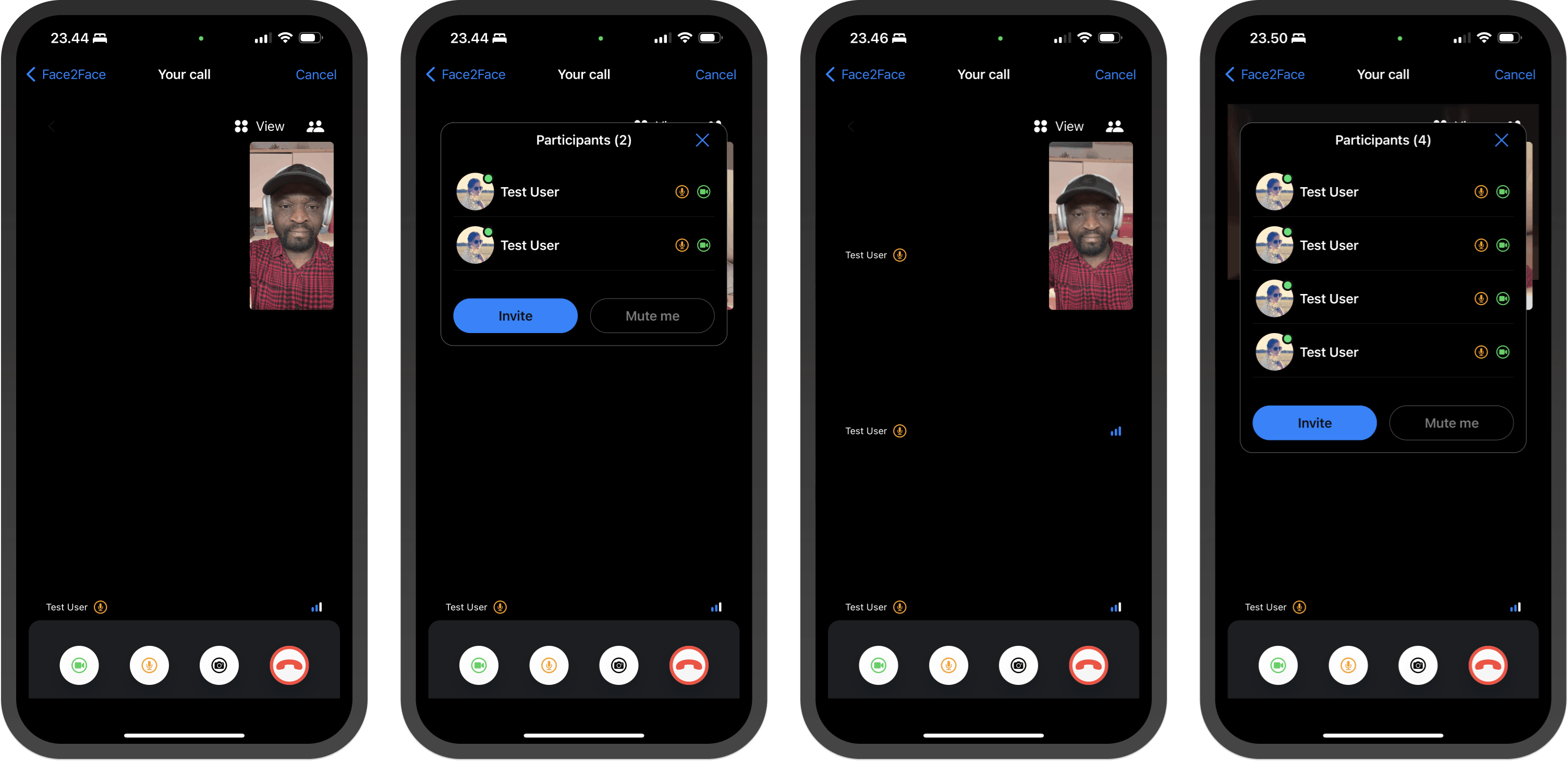 Image showing group calling