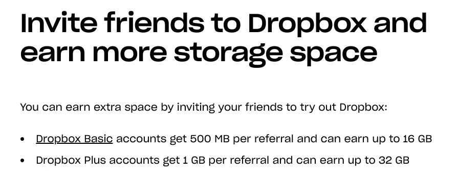 Dropbox for User Acquisition