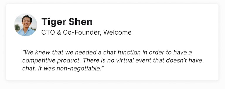 Welcome Virtual Events