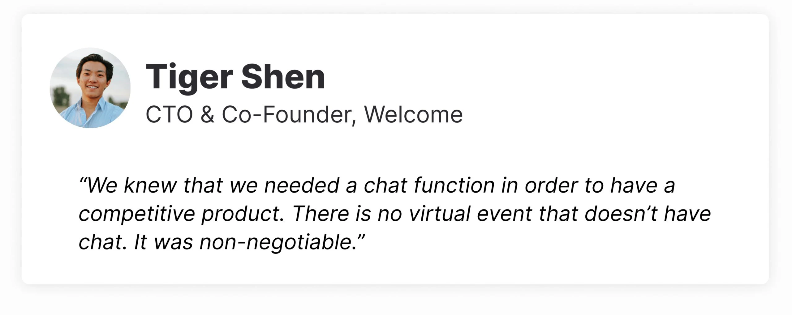 Welcome Virtual Events