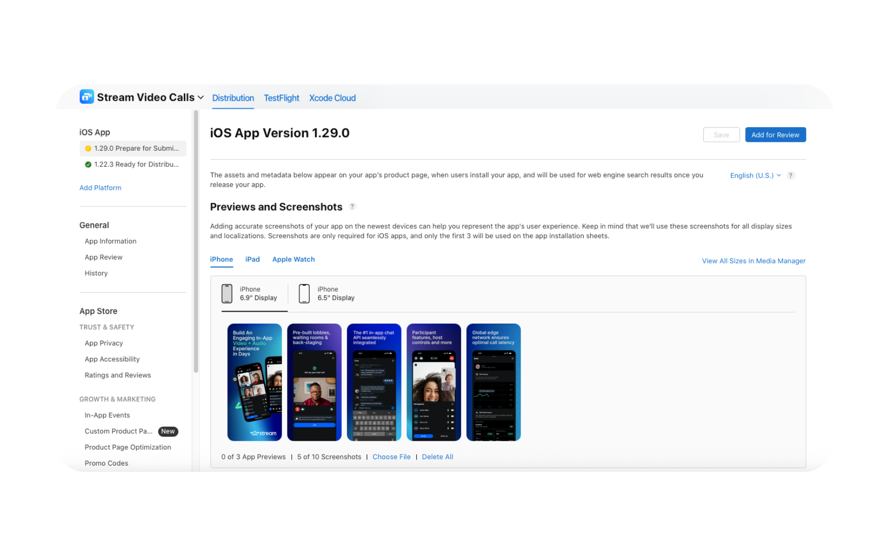Upload Store Assets to Apple Store
