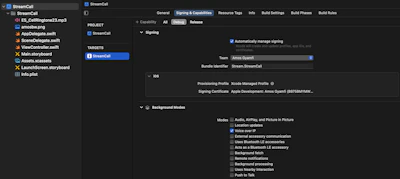 Setting Background Modes and Device Capability Privacies in iOS Apps