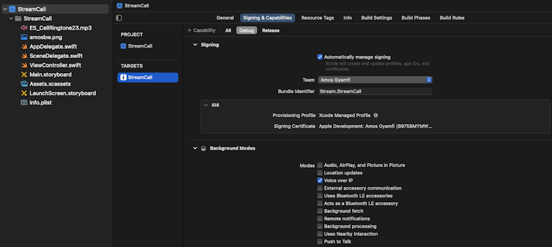 Setting Background Modes and Device Capability Privacies in iOS Apps