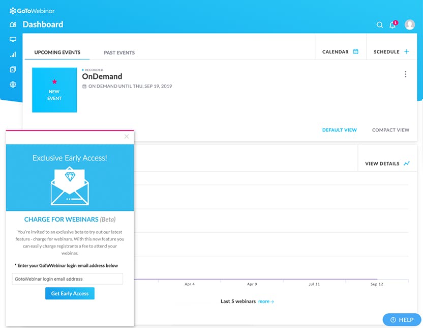 In-App Messaging GoToWebinar Example