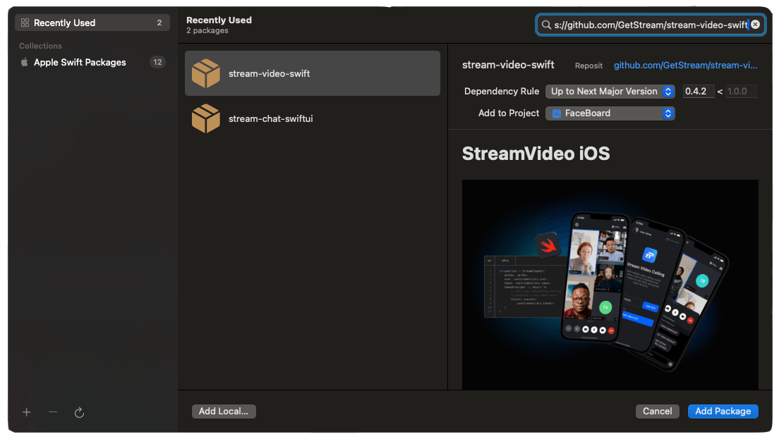 Stream Video SwiftUI*