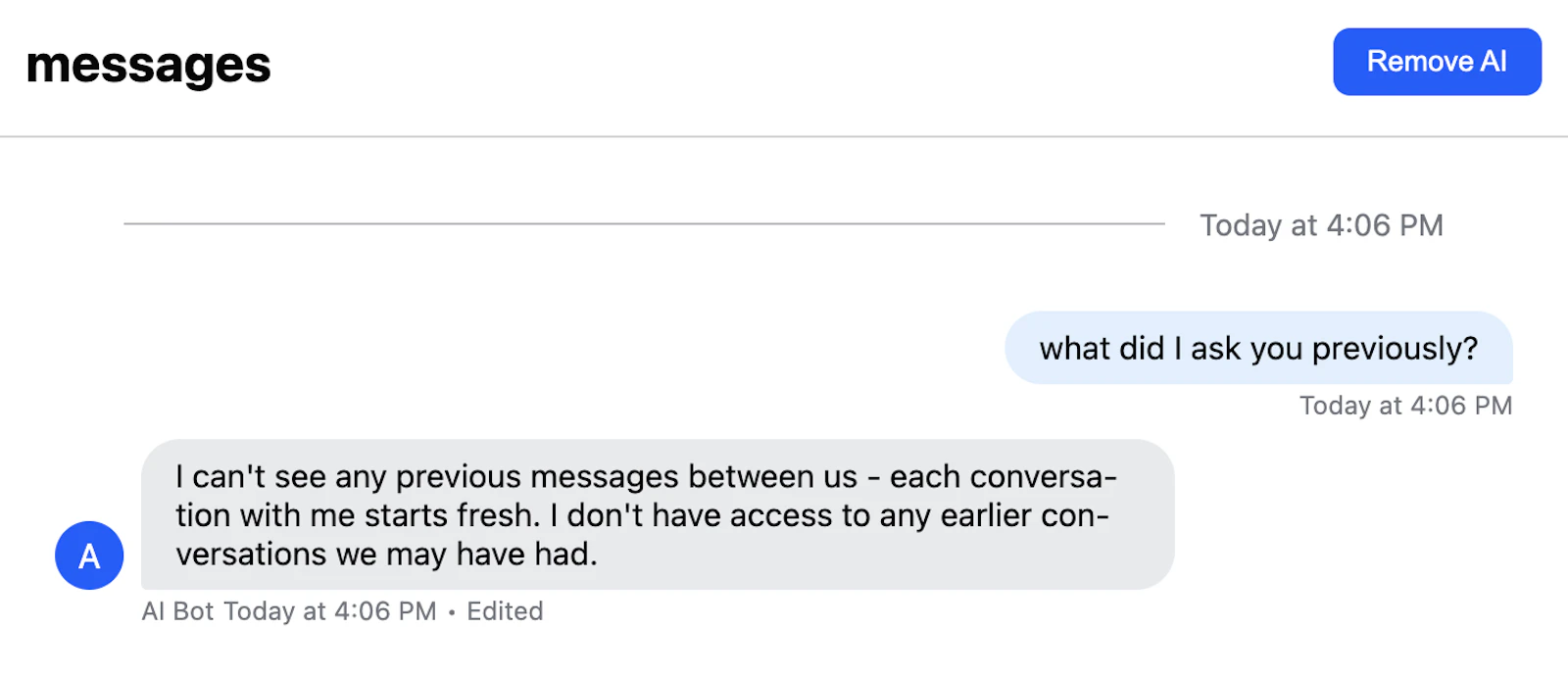 Building Memory into AI Chat Applications