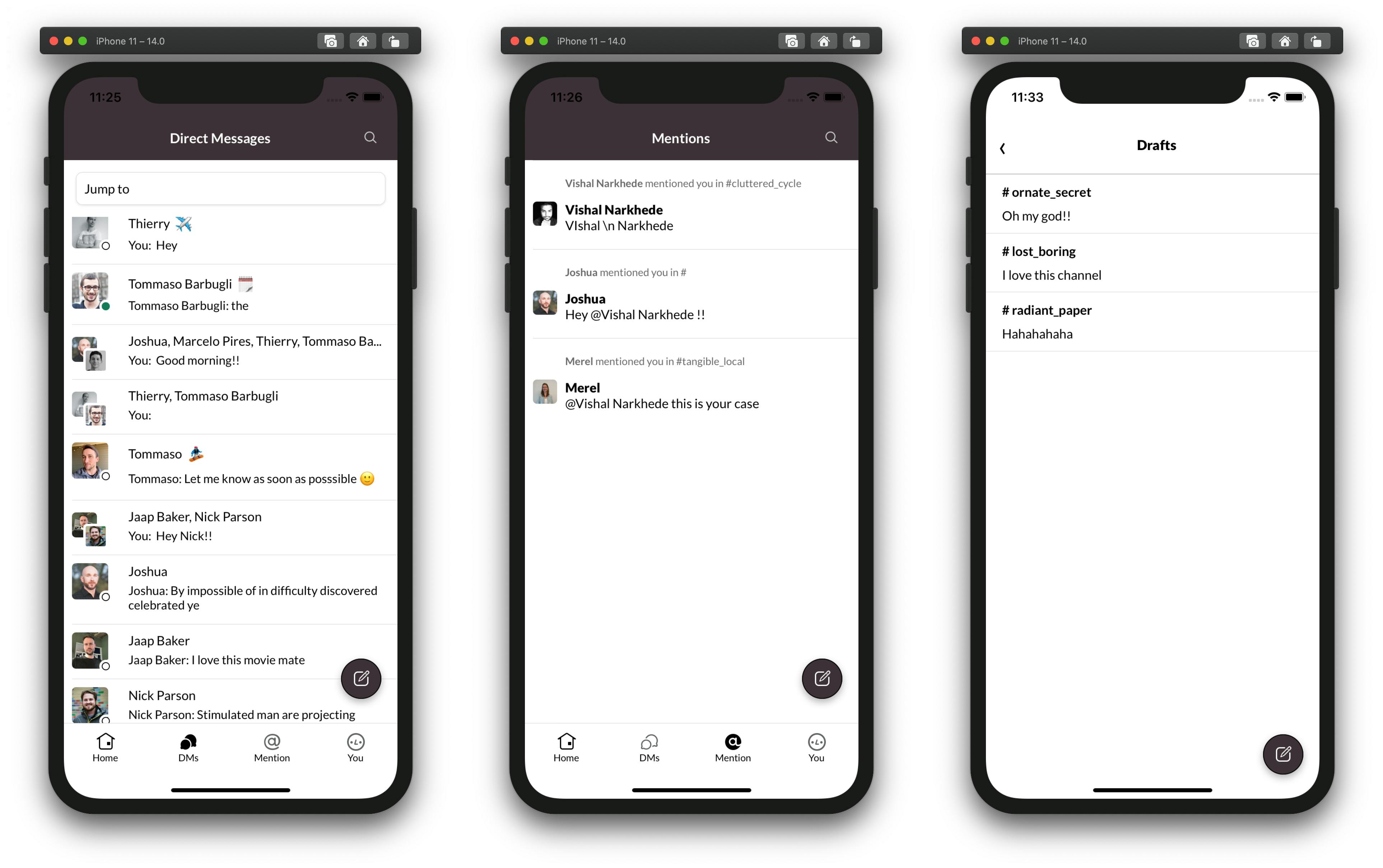 Chat Slack Clone