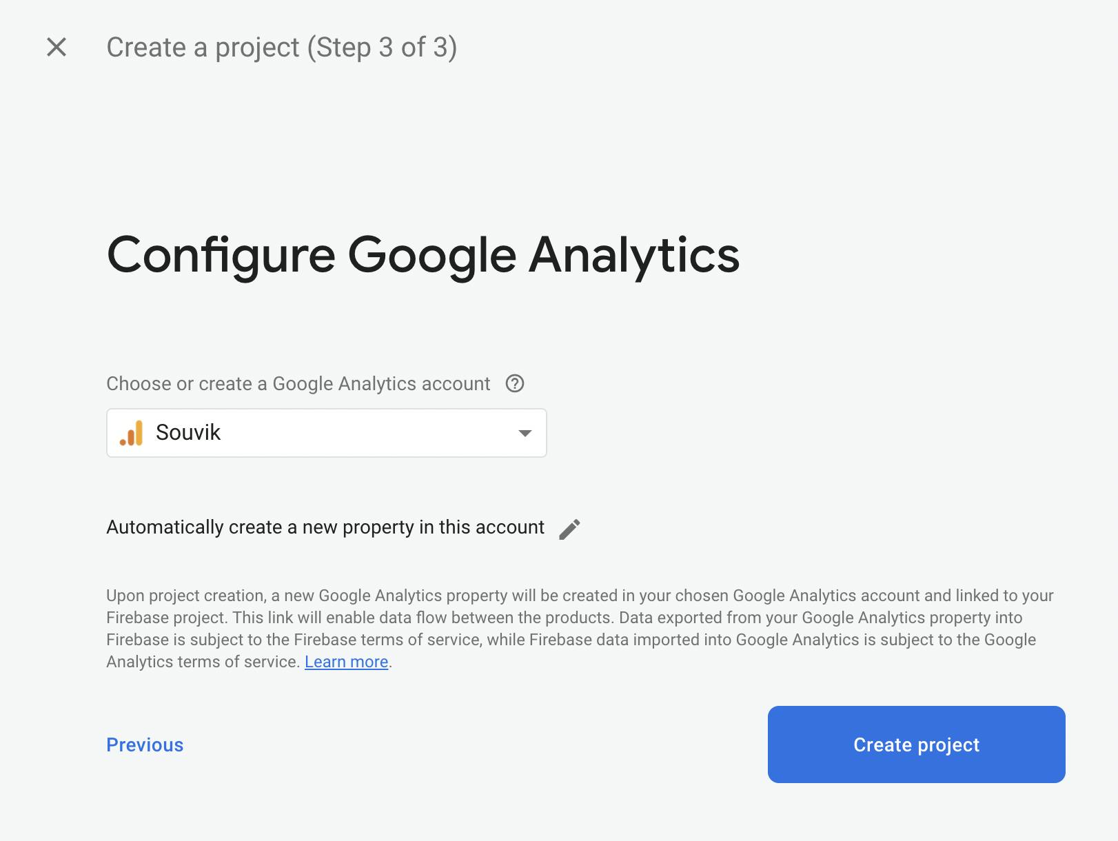 Configure Google Analytics