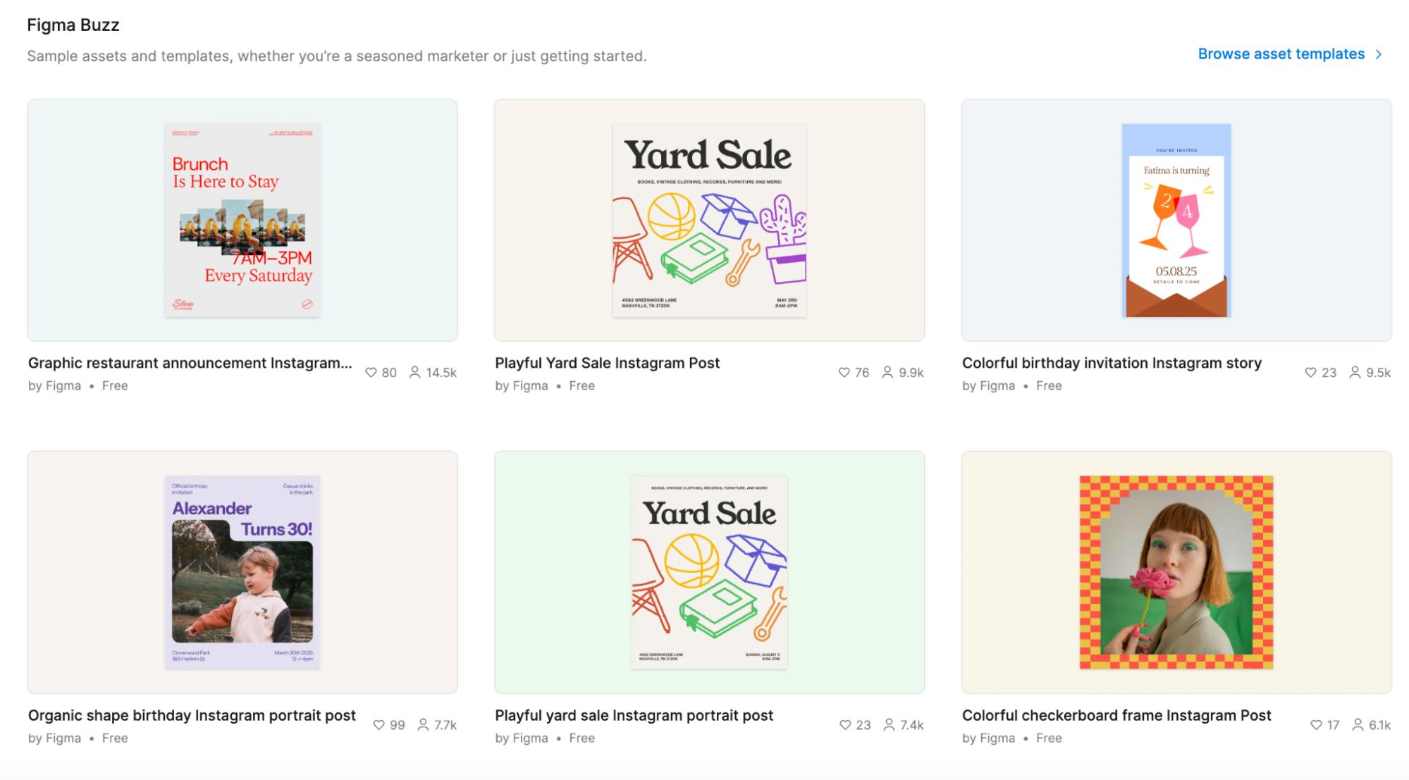 Community assets from Figma