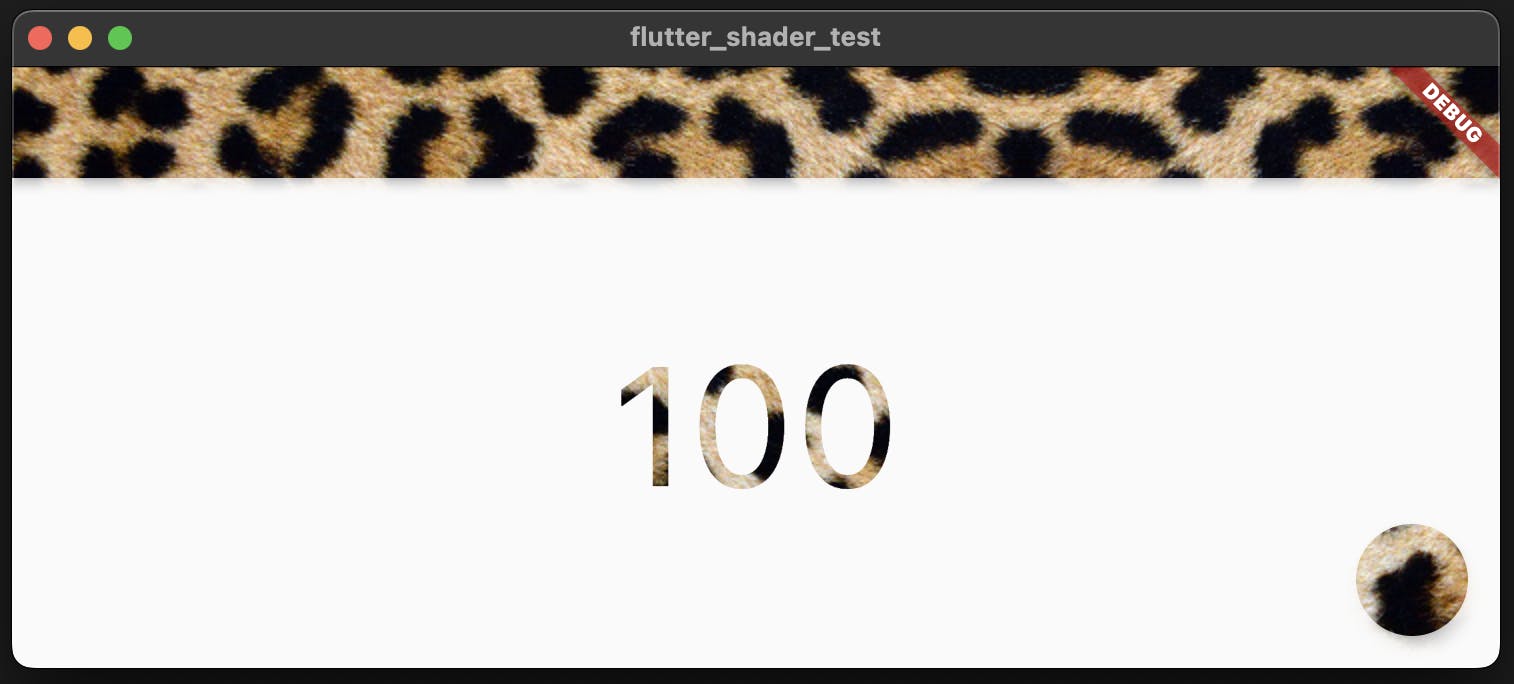 Flutter shader leopard skin counter app