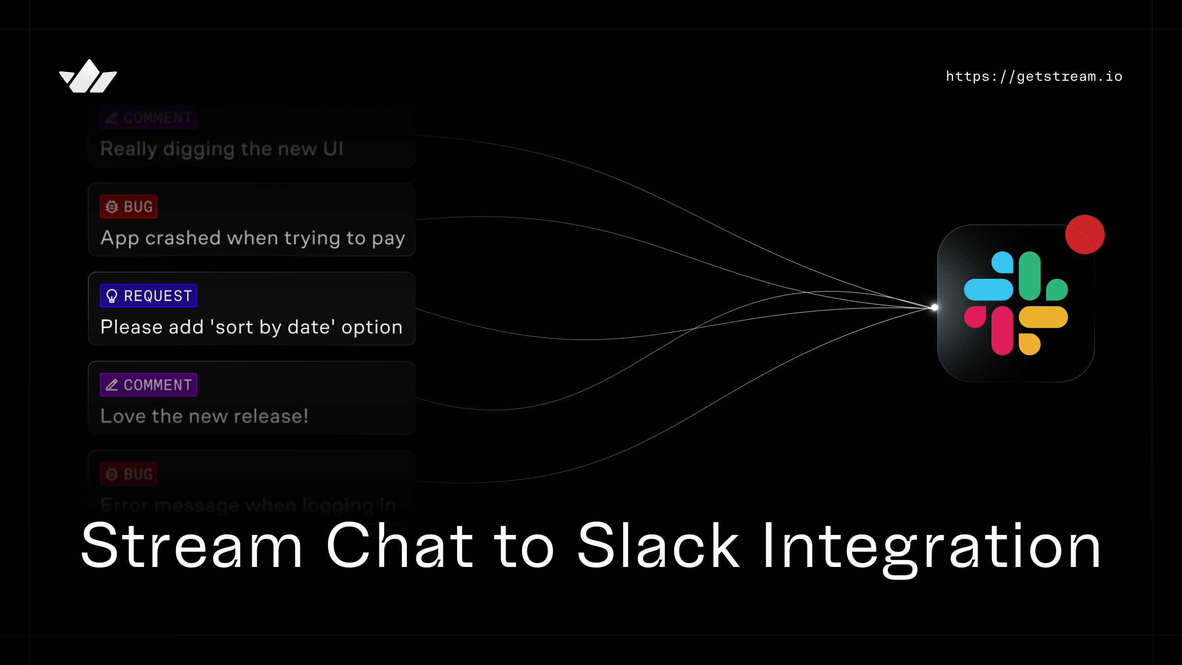 Stream Chat to Slack Integration cover image