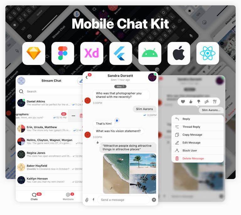Maker Account Mobile Chat Kit