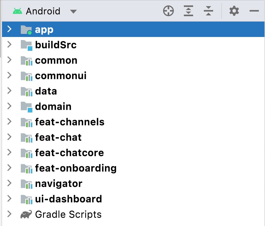 Folder structure