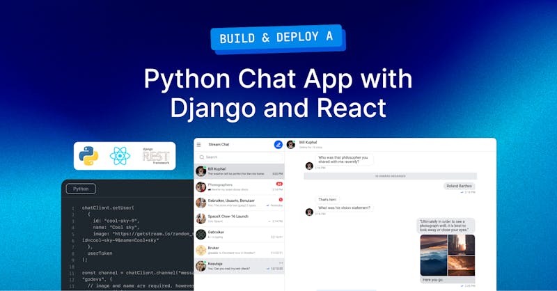 Build a Python Chat App with Django and React