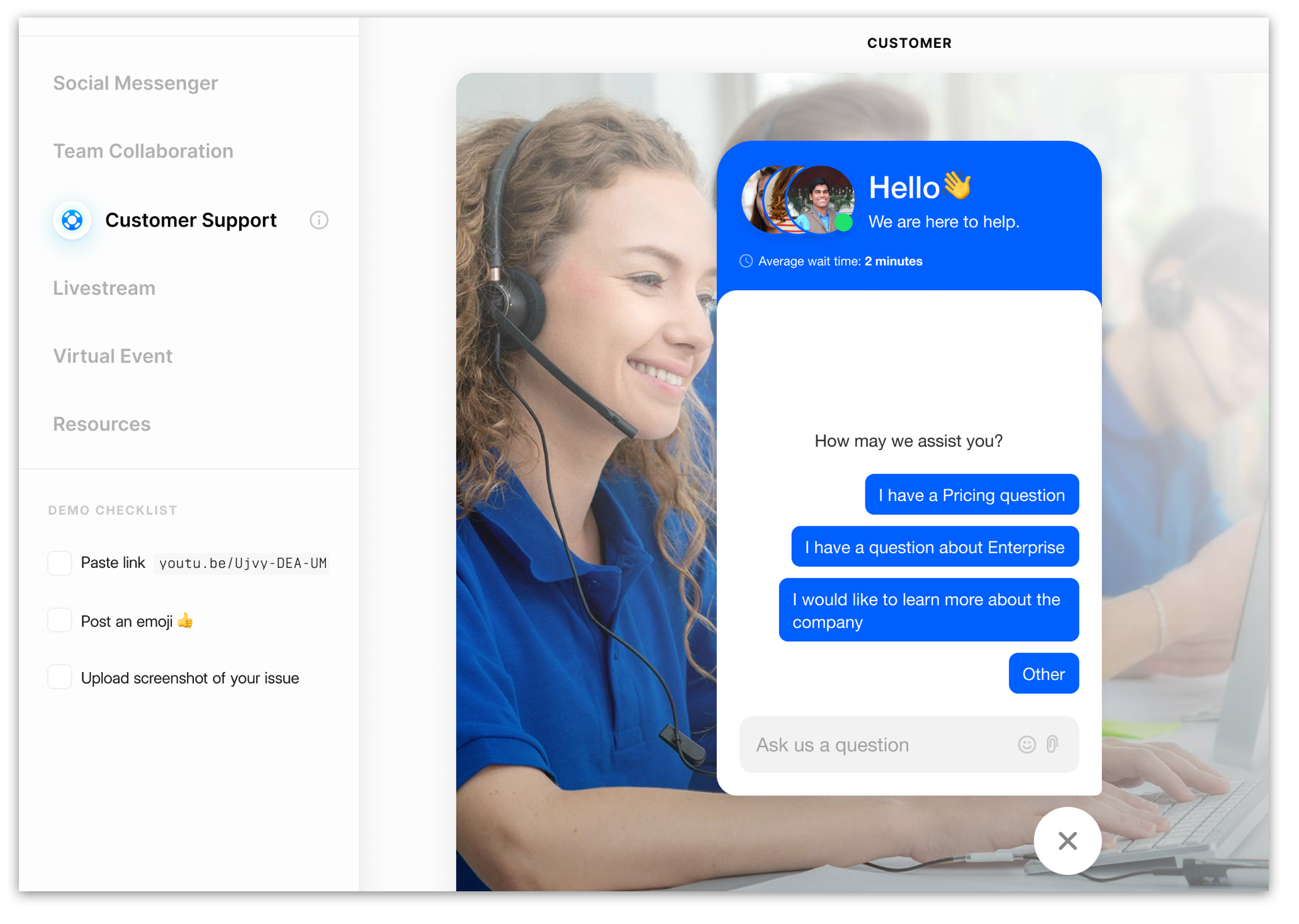 Live chat AI-powered bot helps users find information quickly