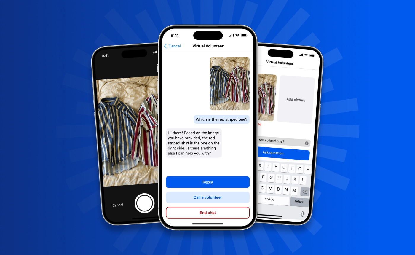 Be My Eyes’ “Virtual Volunteer” app
