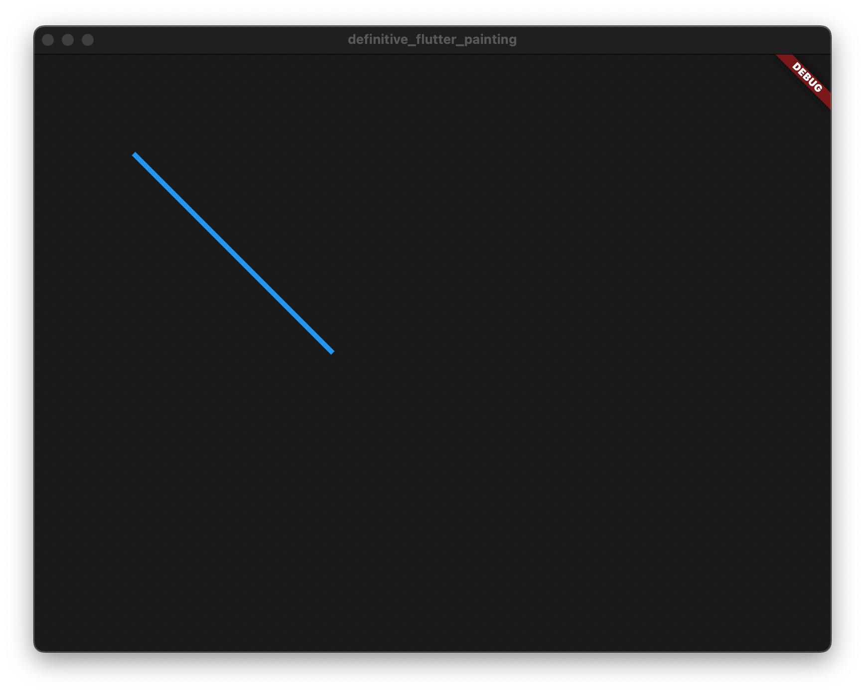 Flutter paint drawing lines