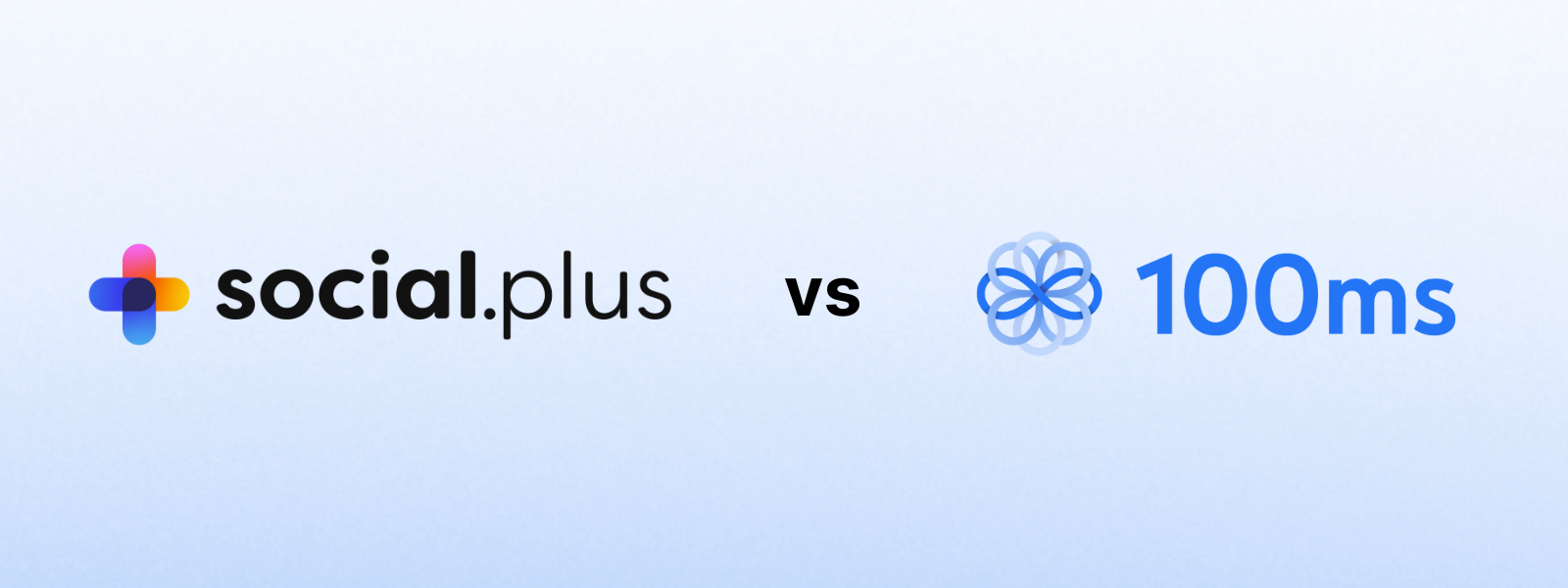Social.plus vs. 100ms