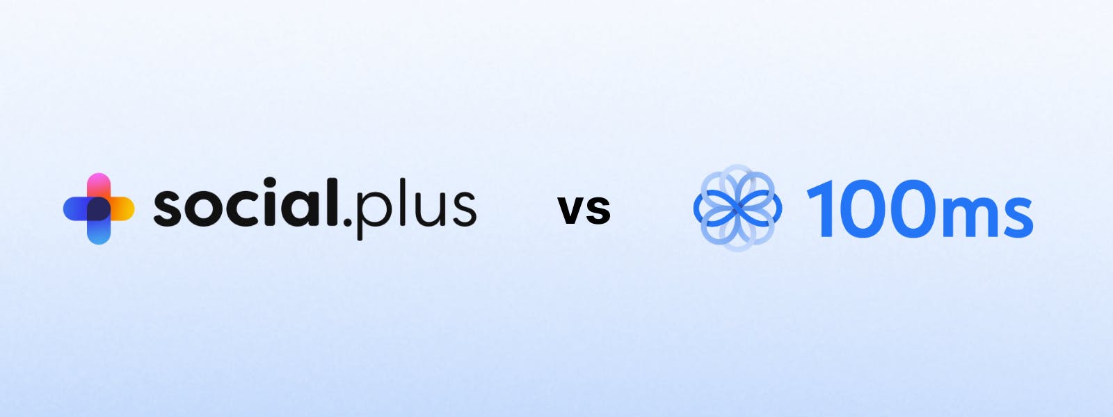 Social.plus vs. 100ms