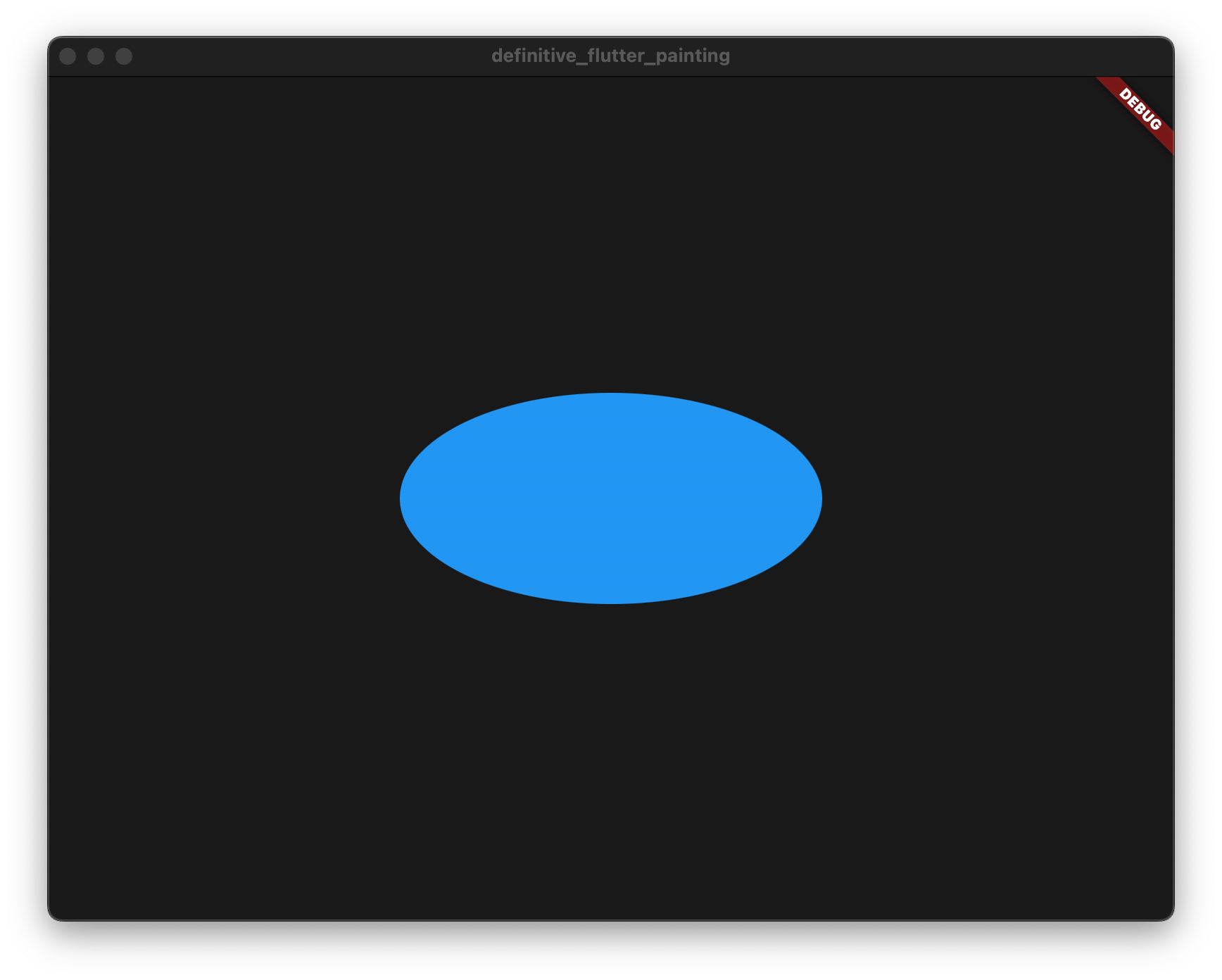 Flutter paint drawing ovals