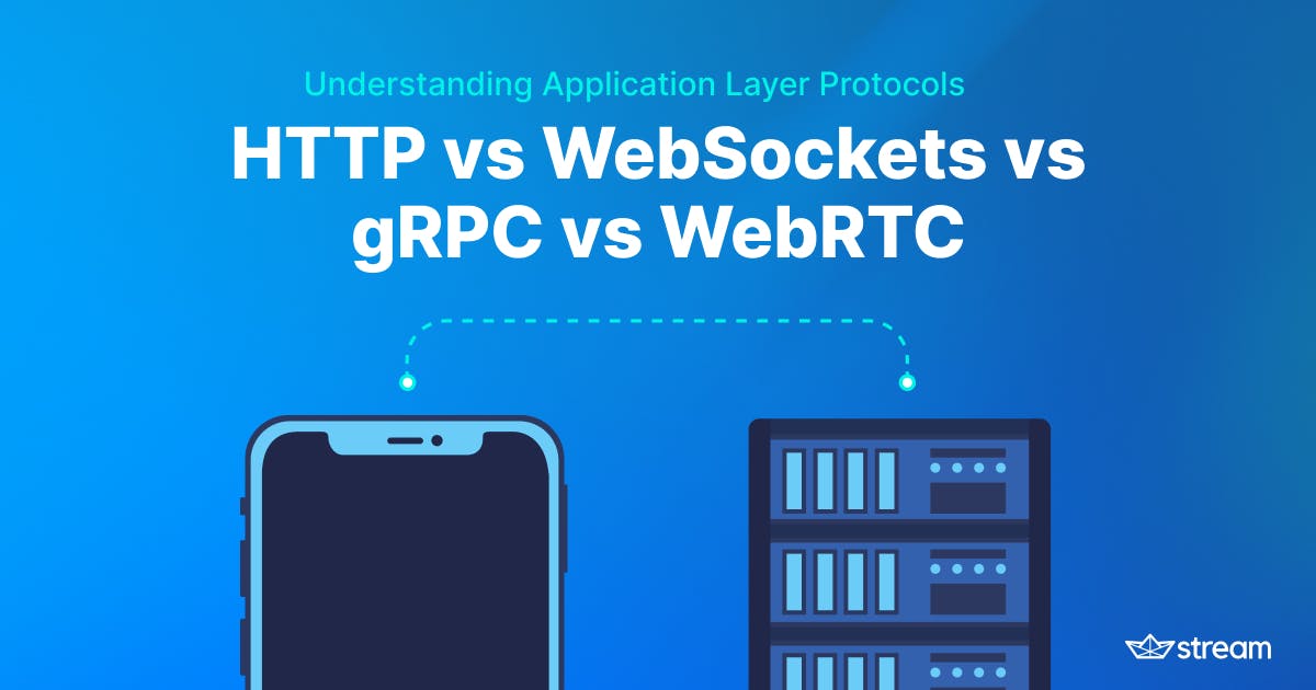 HTTP vs WebSockets vs gRPC vs WebRTC - Communication protocols
