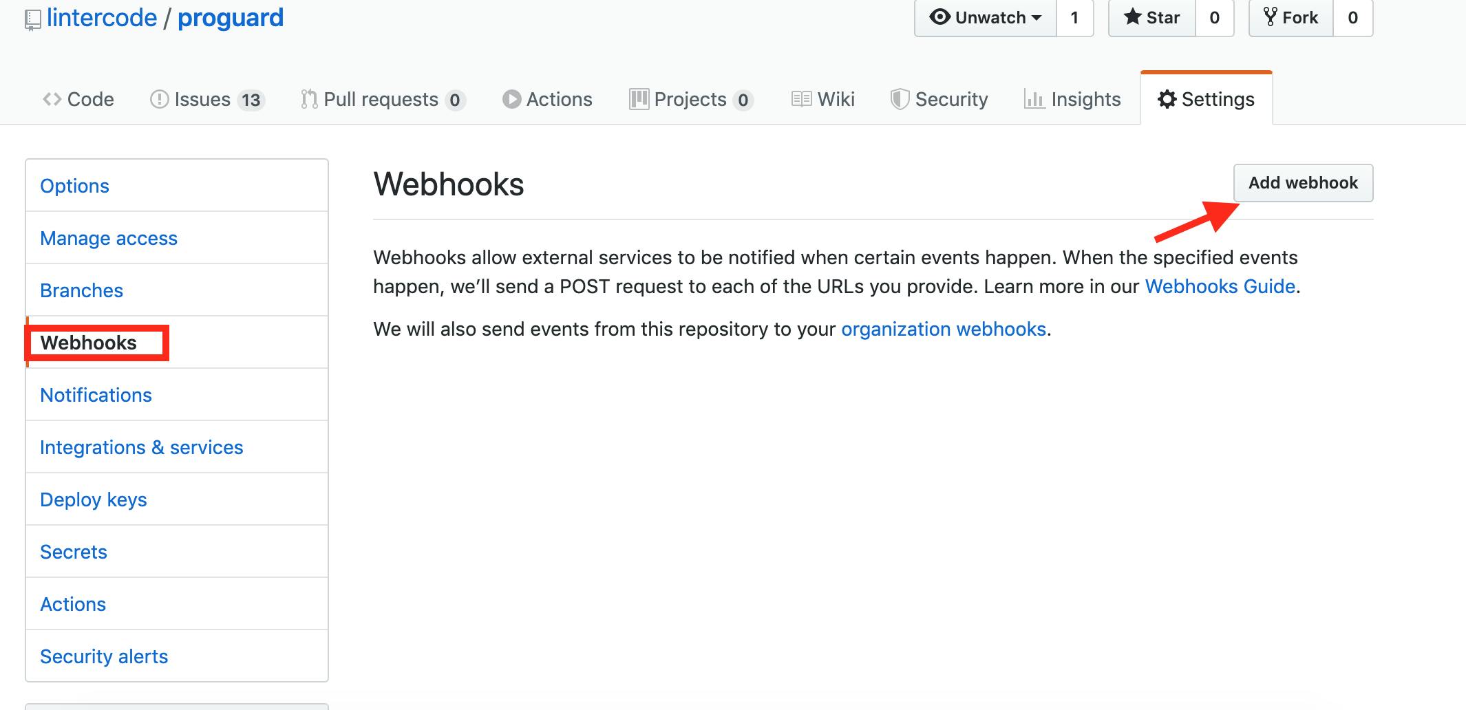 GitHub - WebHooks