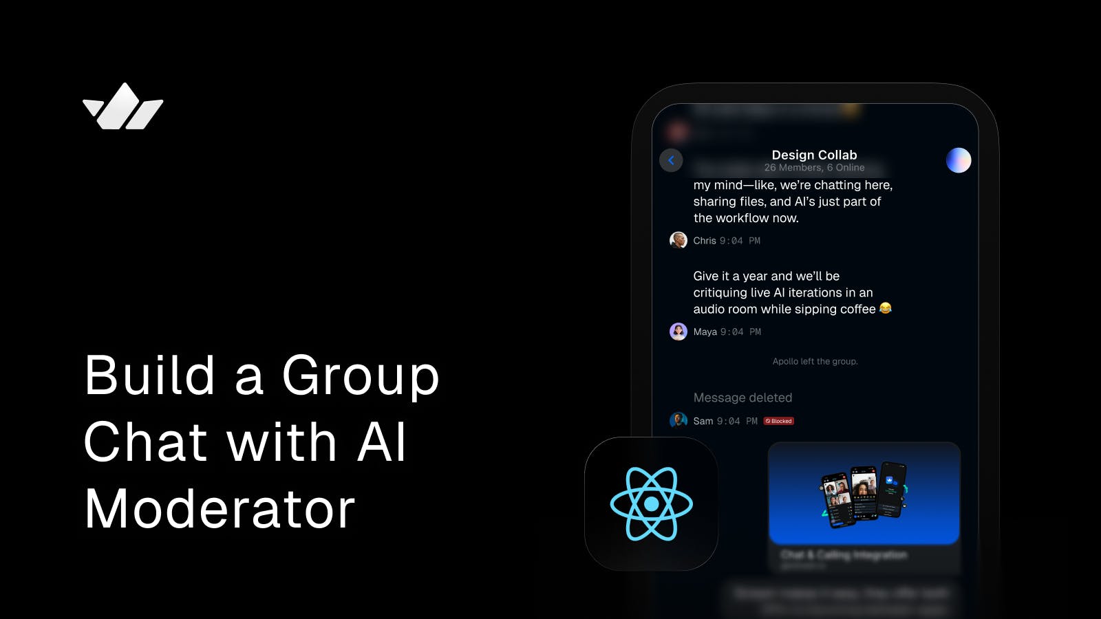 Build a Group Chat with AI Moderator cover image