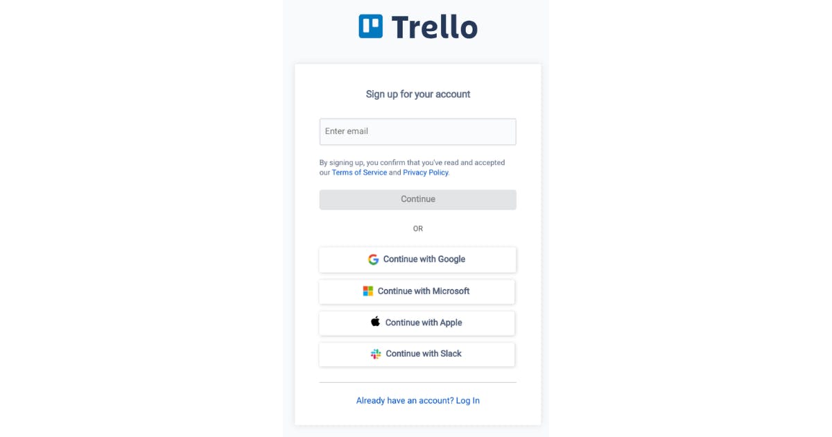 Trello User Onboarding Example