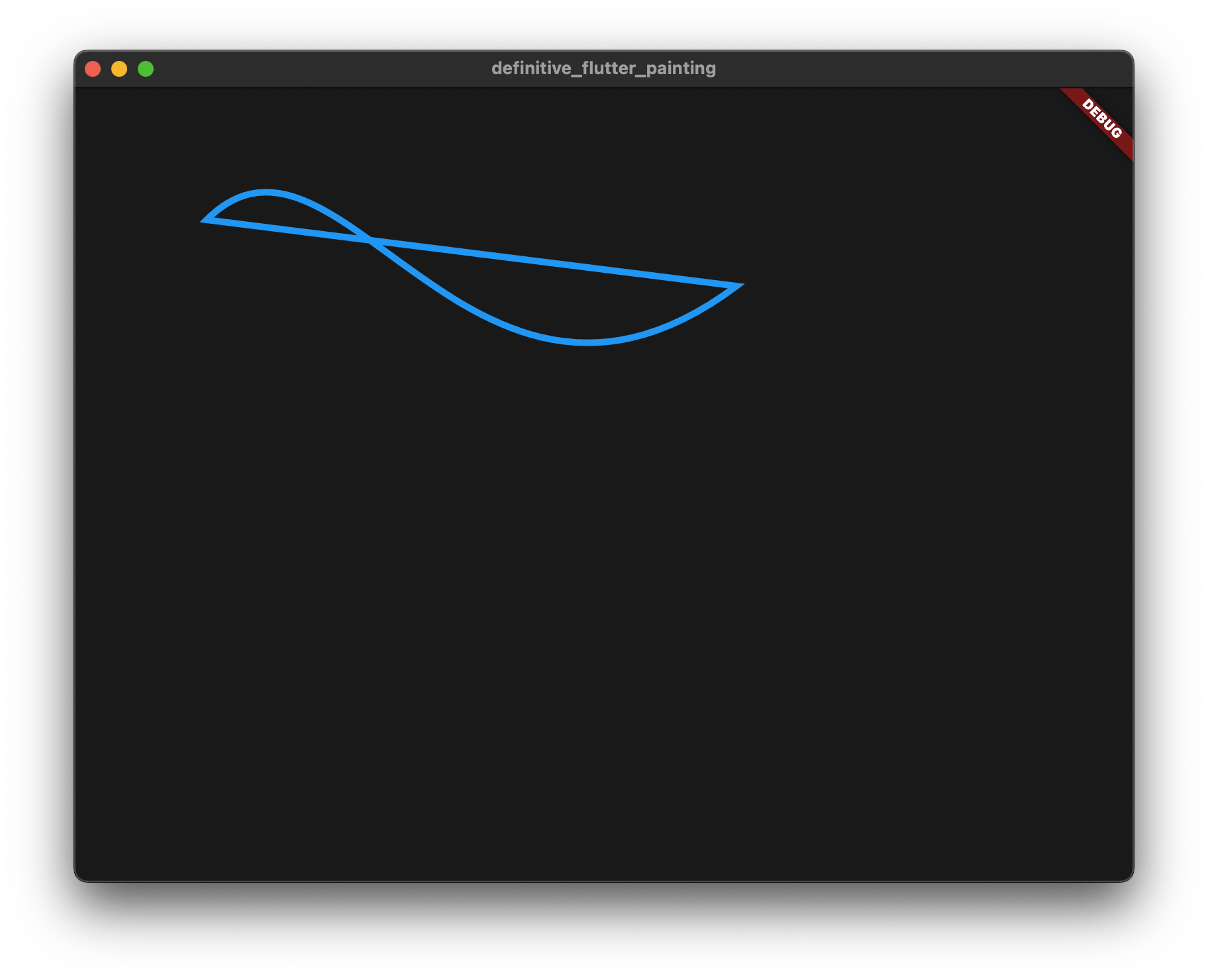 Flutter paint cubics