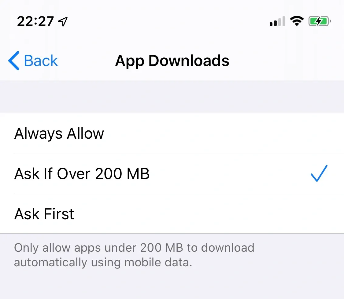 App size study