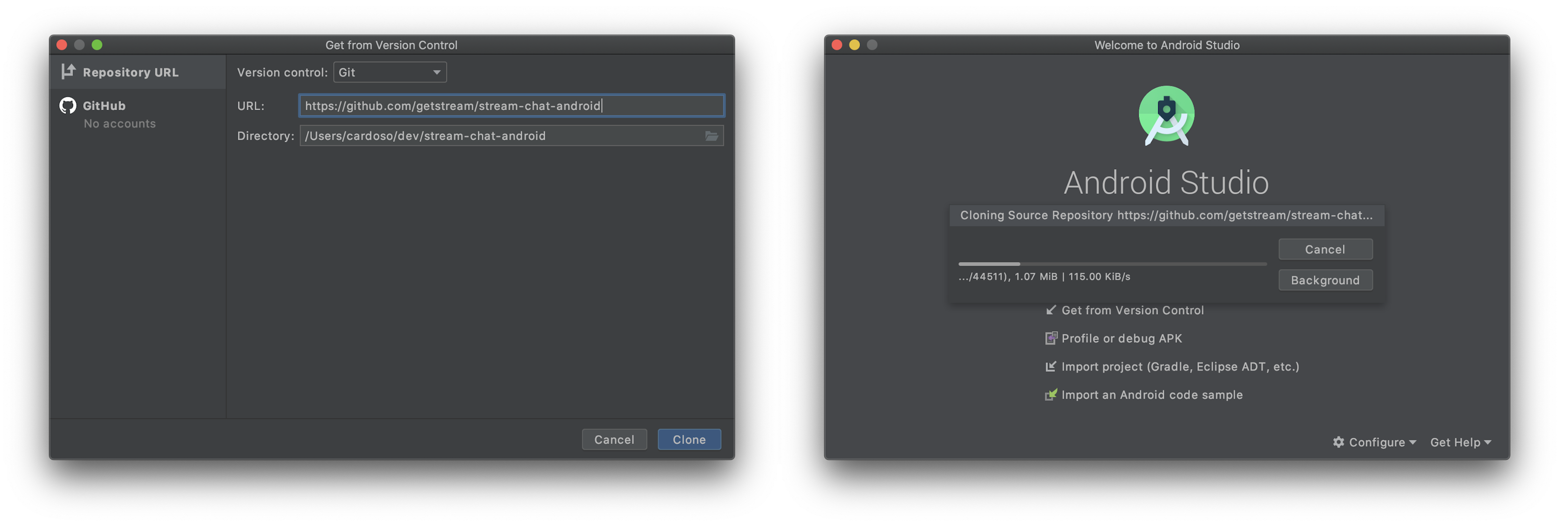 How to use GitHub with Android Studio - Import Commit and Push Project ...