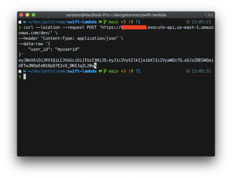 Generate JWTs with Swift on AWS Lambda