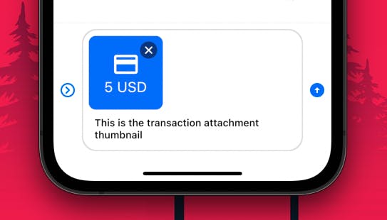 Adding an attachment thumbnail in the Stream Flutter app.