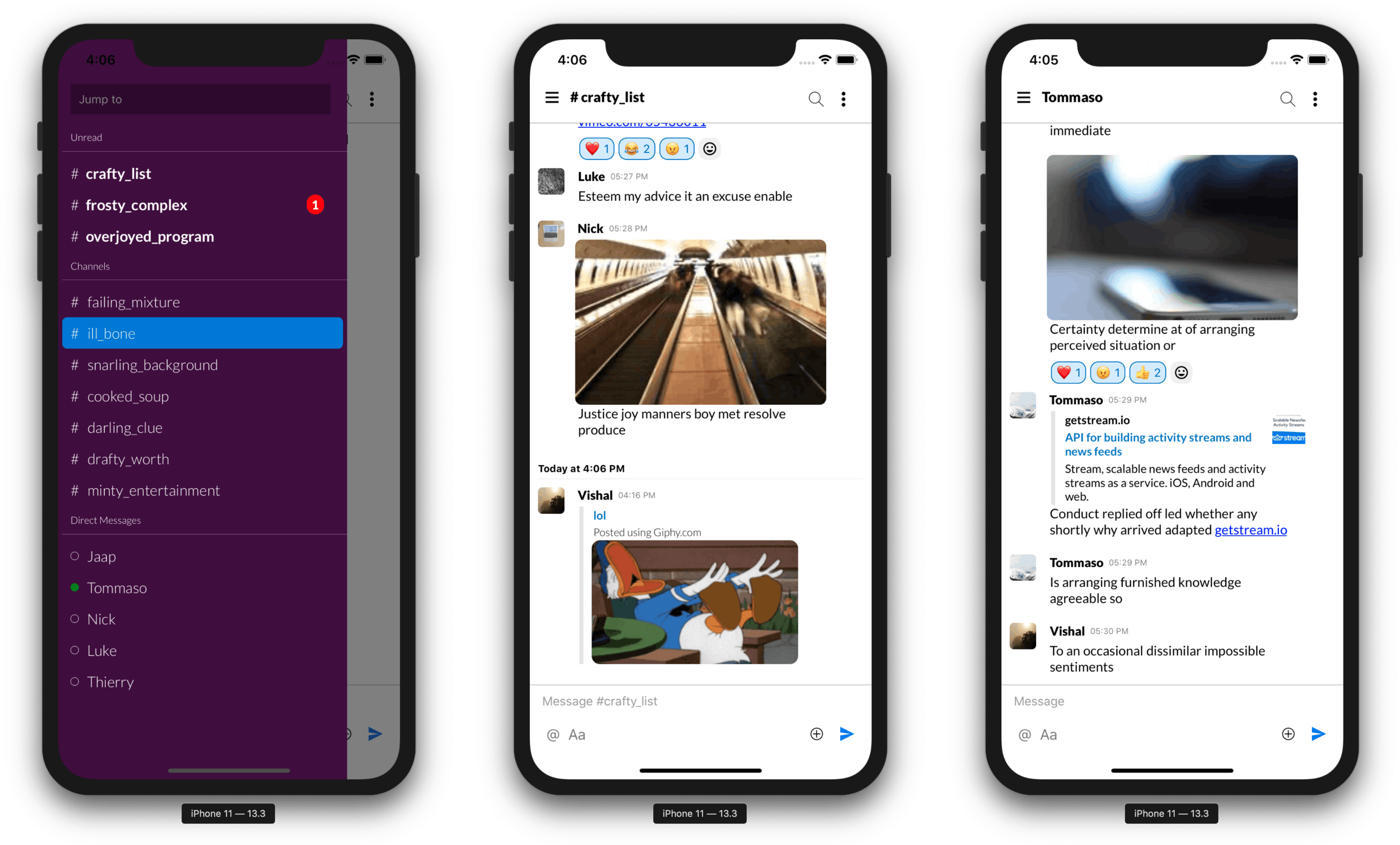 App react native chat Build a