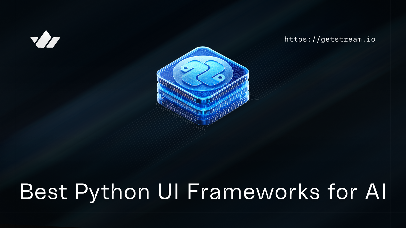 The 3 Best Python Frameworks To Build UIs for AI Apps image.
