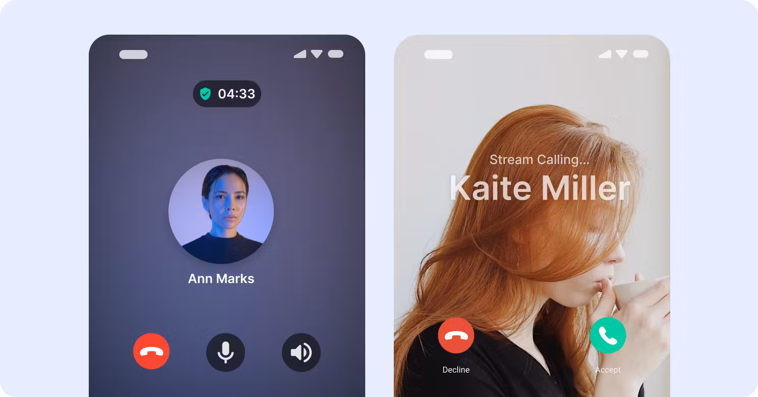Video calling using Stream