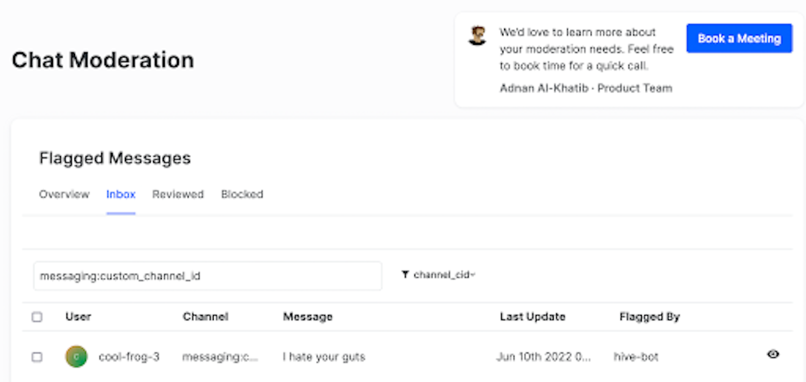 Hive AI and Stream Chat Content Moderation Integration Guide