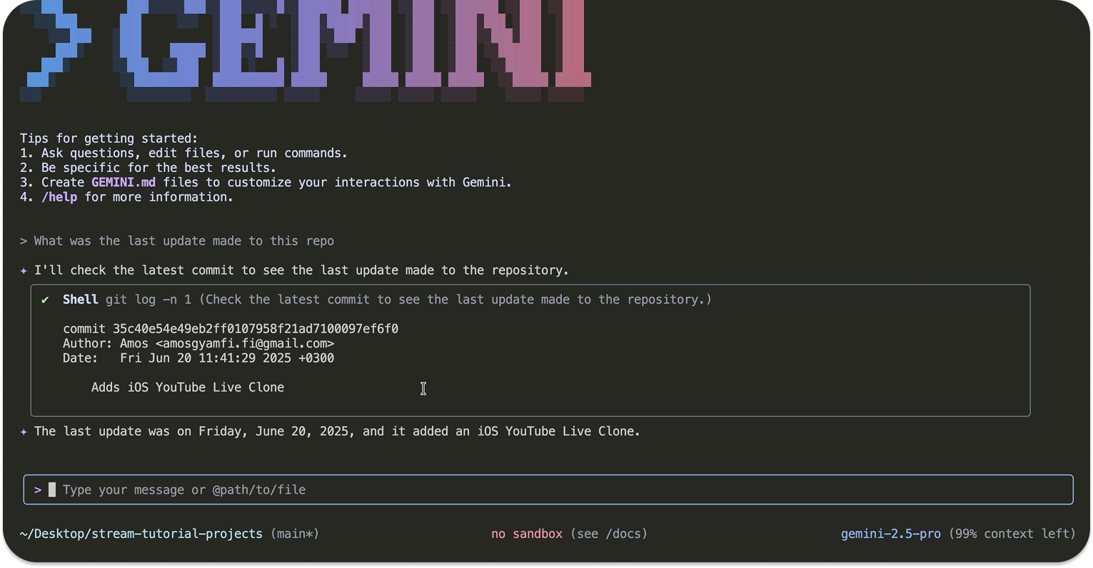 Gemini CLI Quick Start