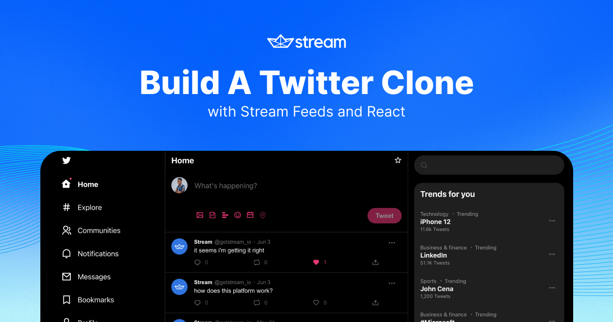 Build a Twitter Clone Feature Image