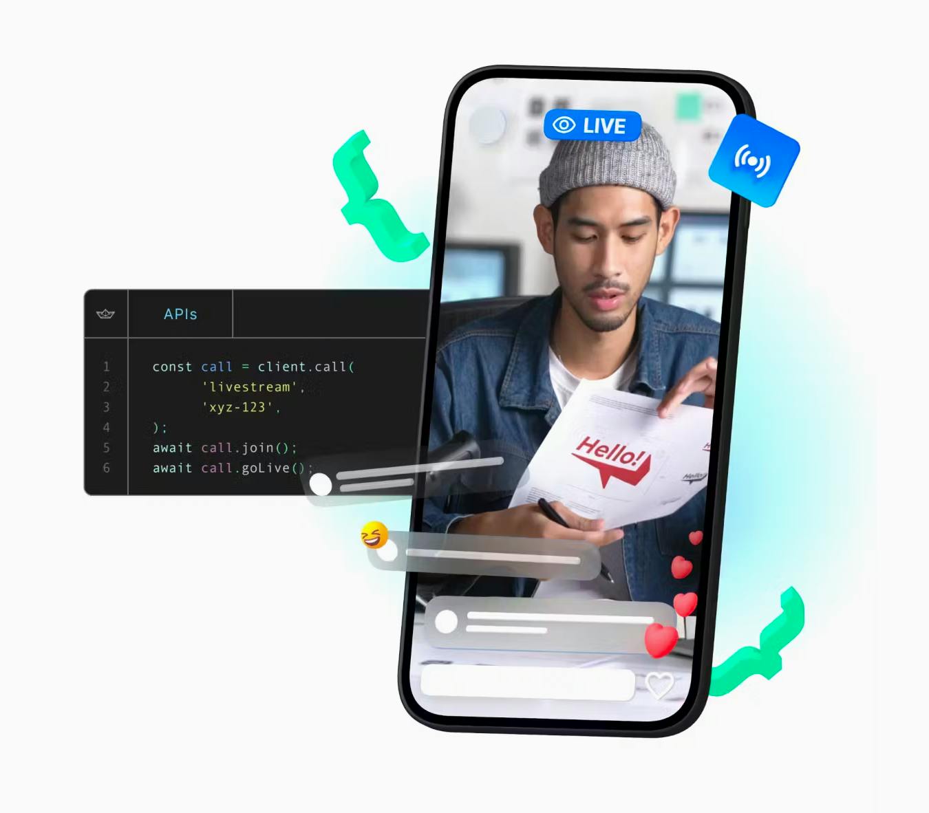 Stream’s API for Livestreaming