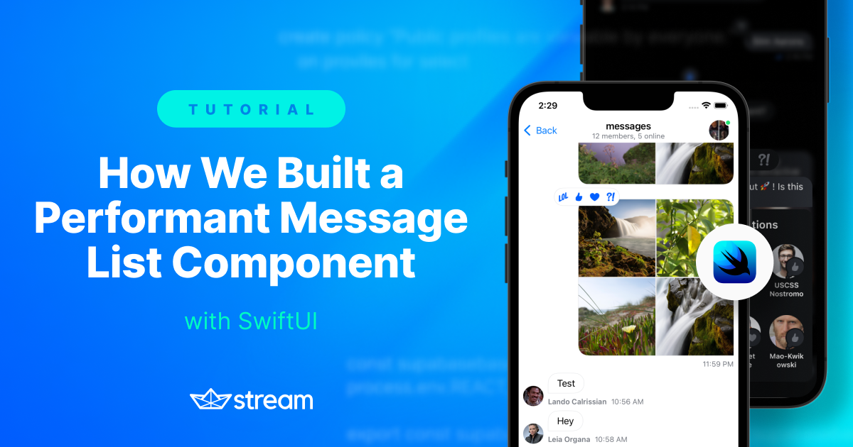 How Our iOS Team Built the SwiftUI SDK Message List