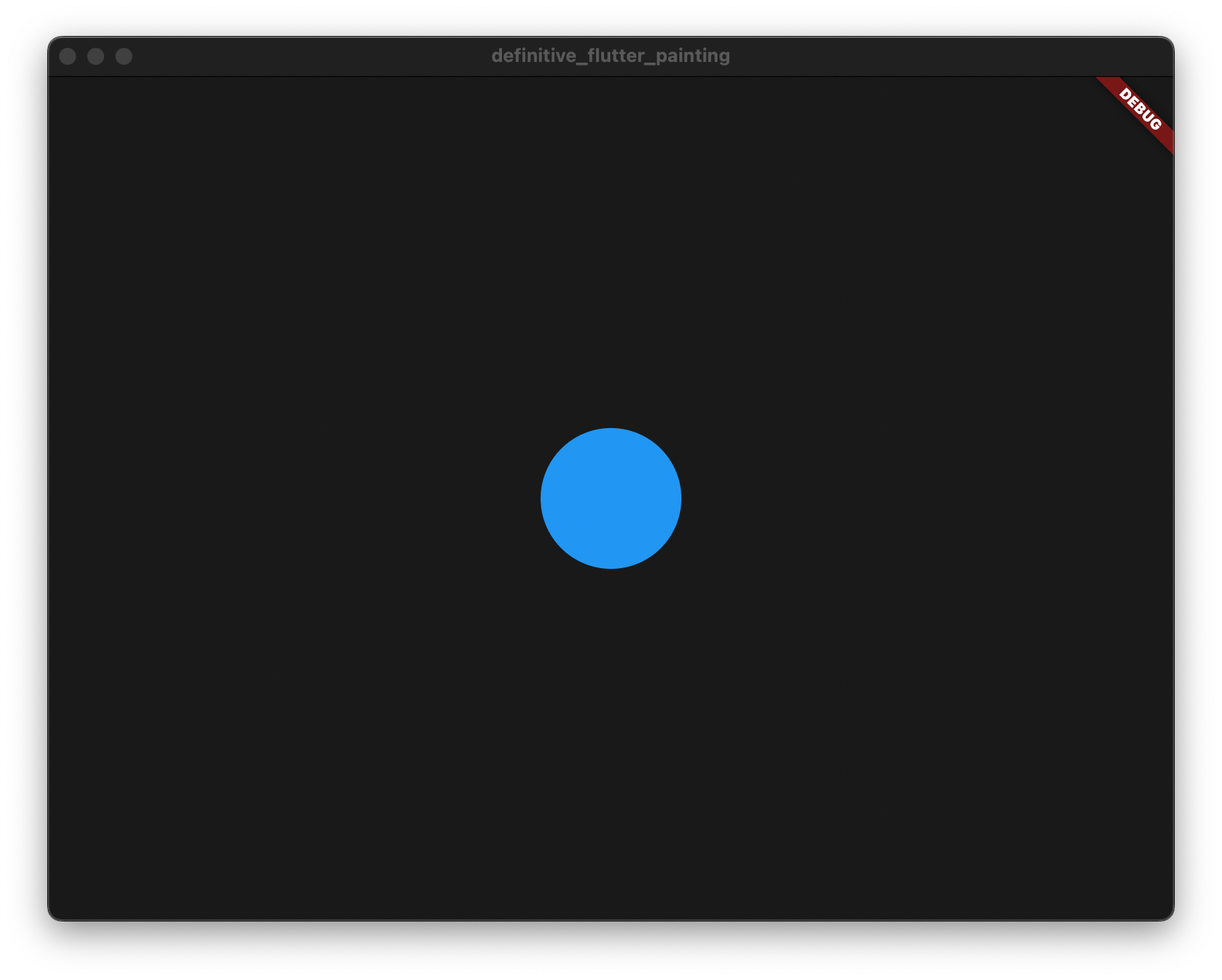 Flutter paint draw circle