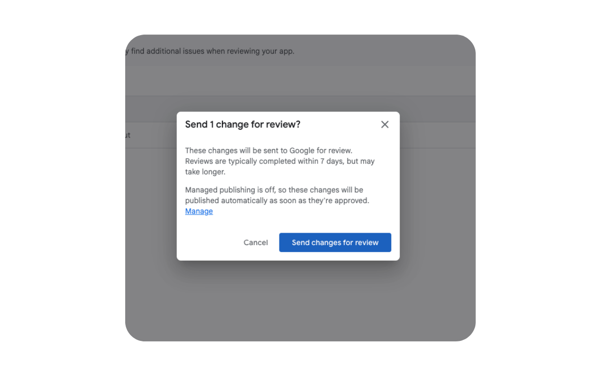 Monitor App Review in Google Play