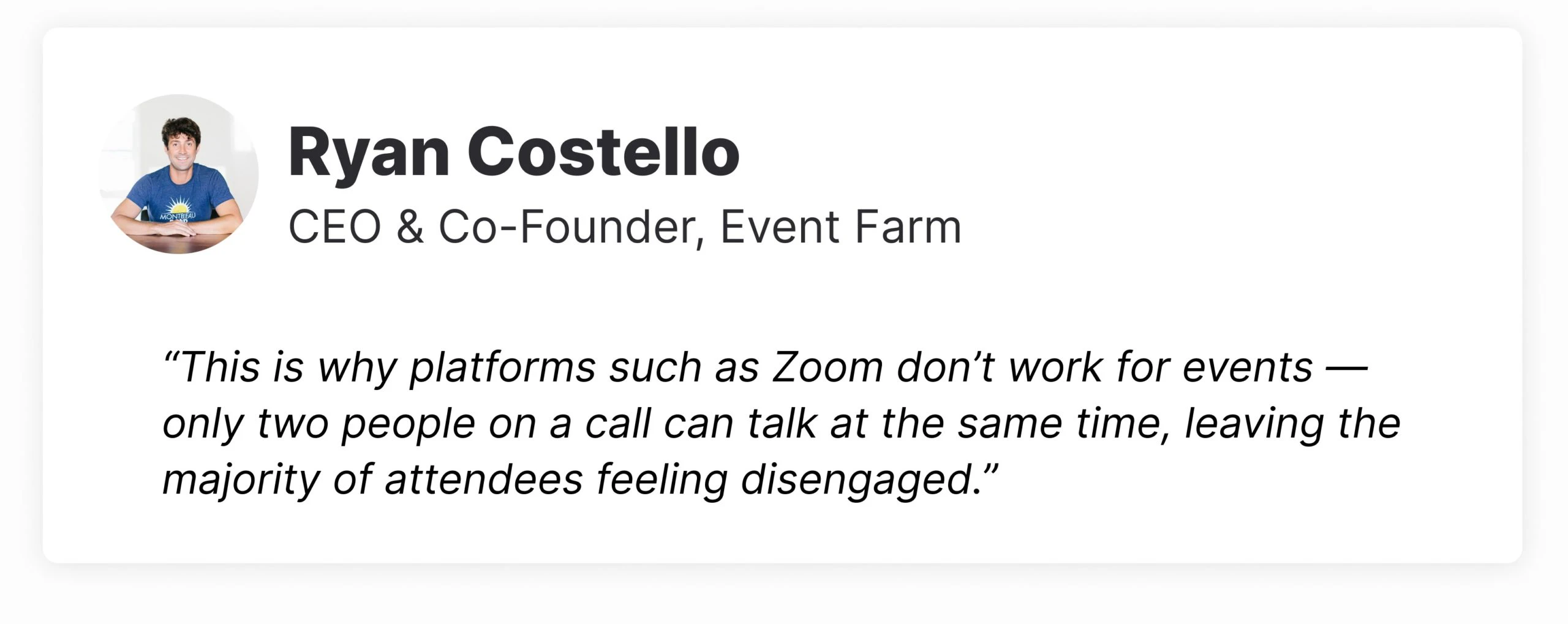 Event Farm with Ryan Costello