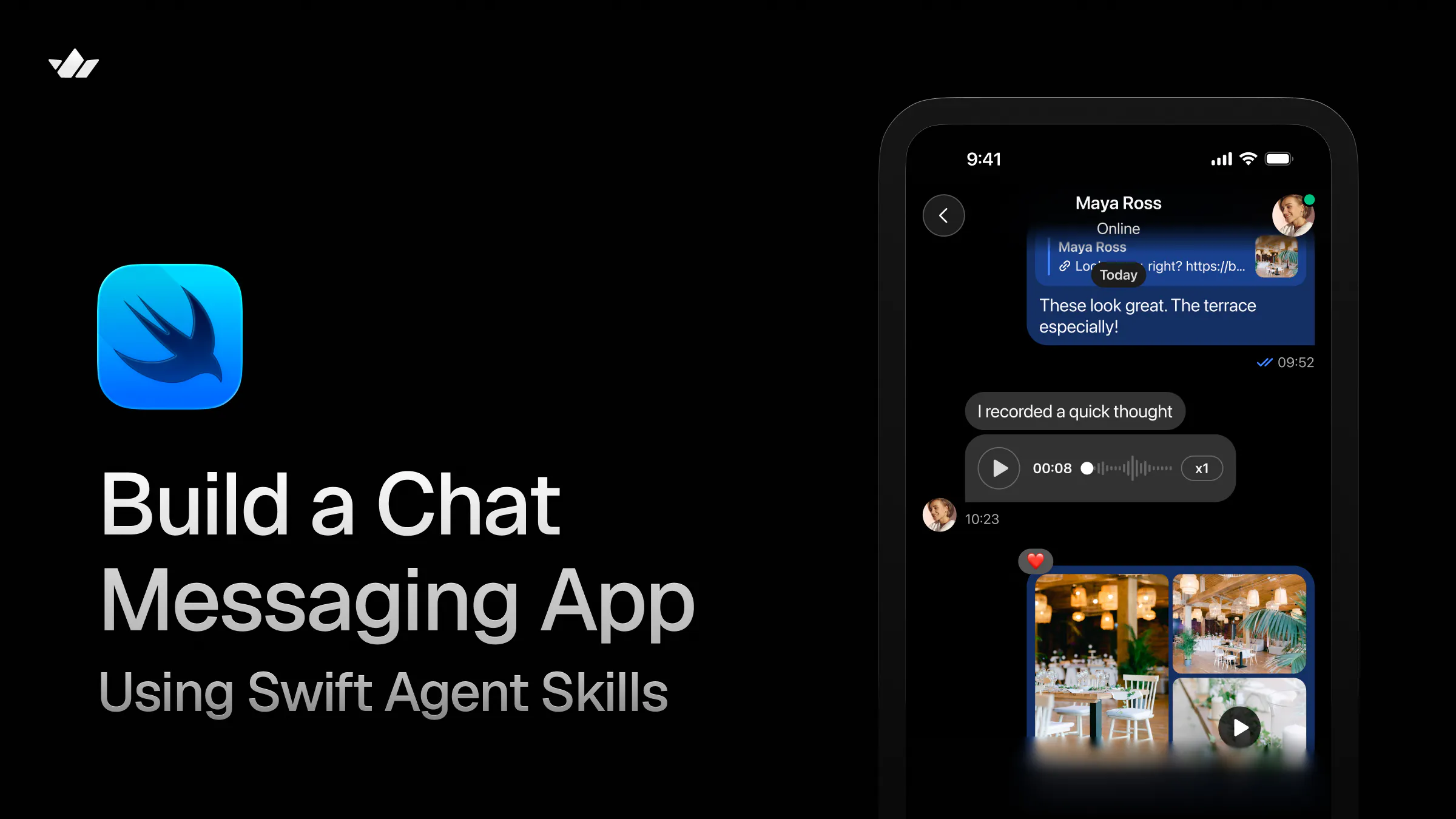 Chat messaging UI