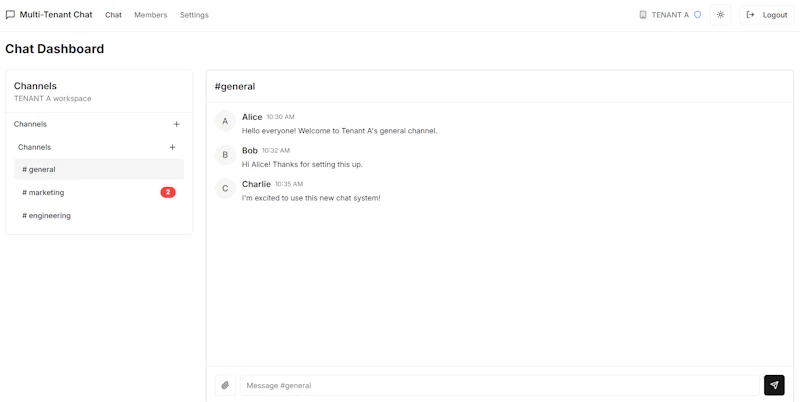How to Build a Multi-Tenant Chat System with Go and Stream