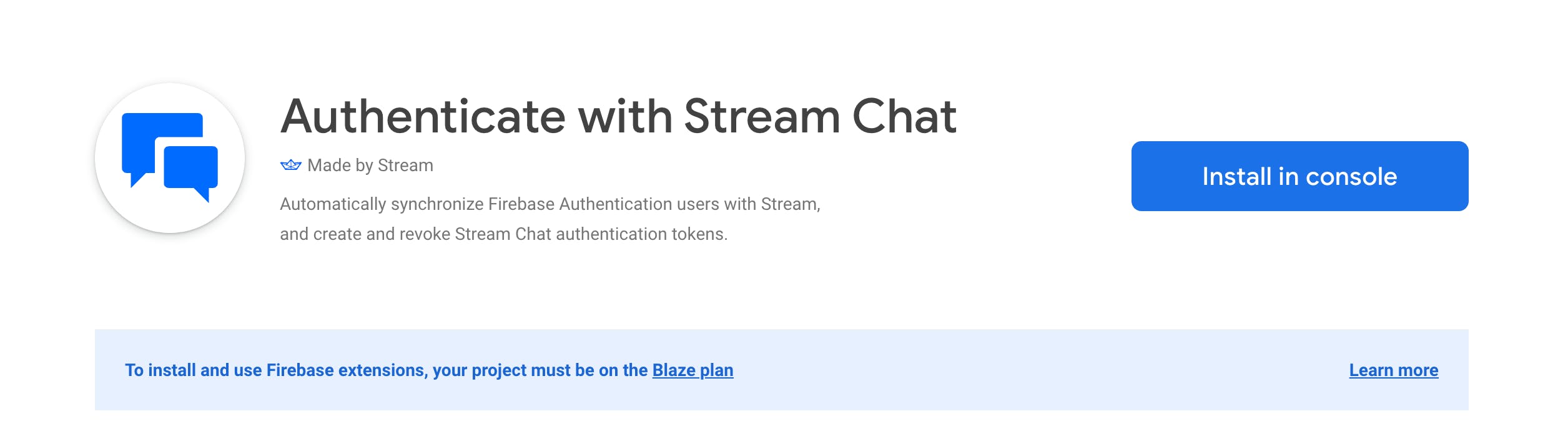 Authenticate With Chat